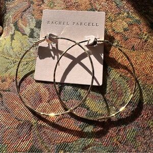 Rachel Parcell Shiny Gold Hoop Earrings